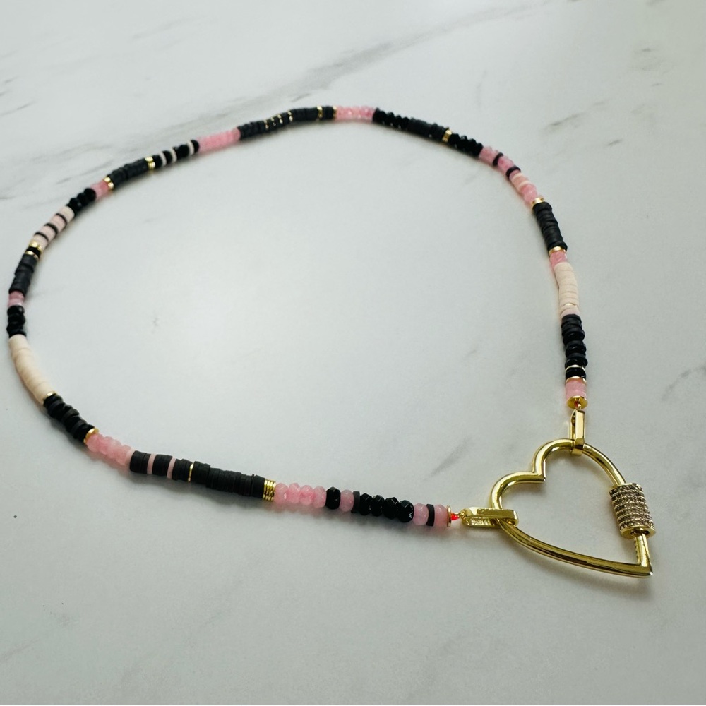 ✨ Gorjana Blair Necklace w/ Upgraded Heart Carabiner ✨ - Picture 13 of 14
